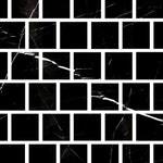 Special Cut | 4x4 Black Marquina Marble Honed Tile Special Cut | 4x4 Black Marquina Marble Honed Tile - American Tile Depot