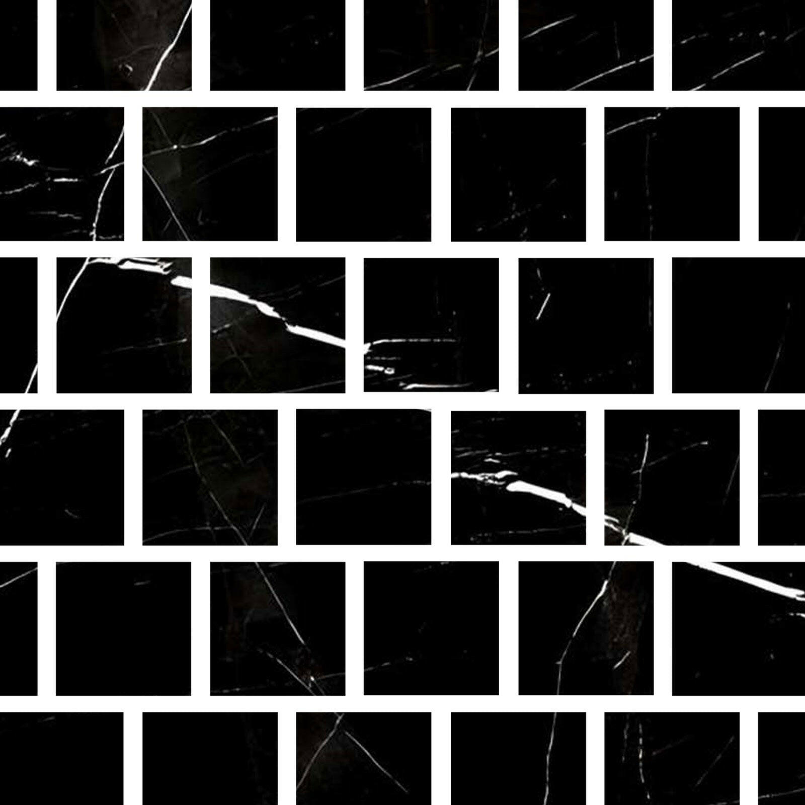 Special Cut | 4x4 Black Marquina Marble Polished Tile Special Cut | 4x4 Black Marquina Marble Polished Tile - American Tile Depot