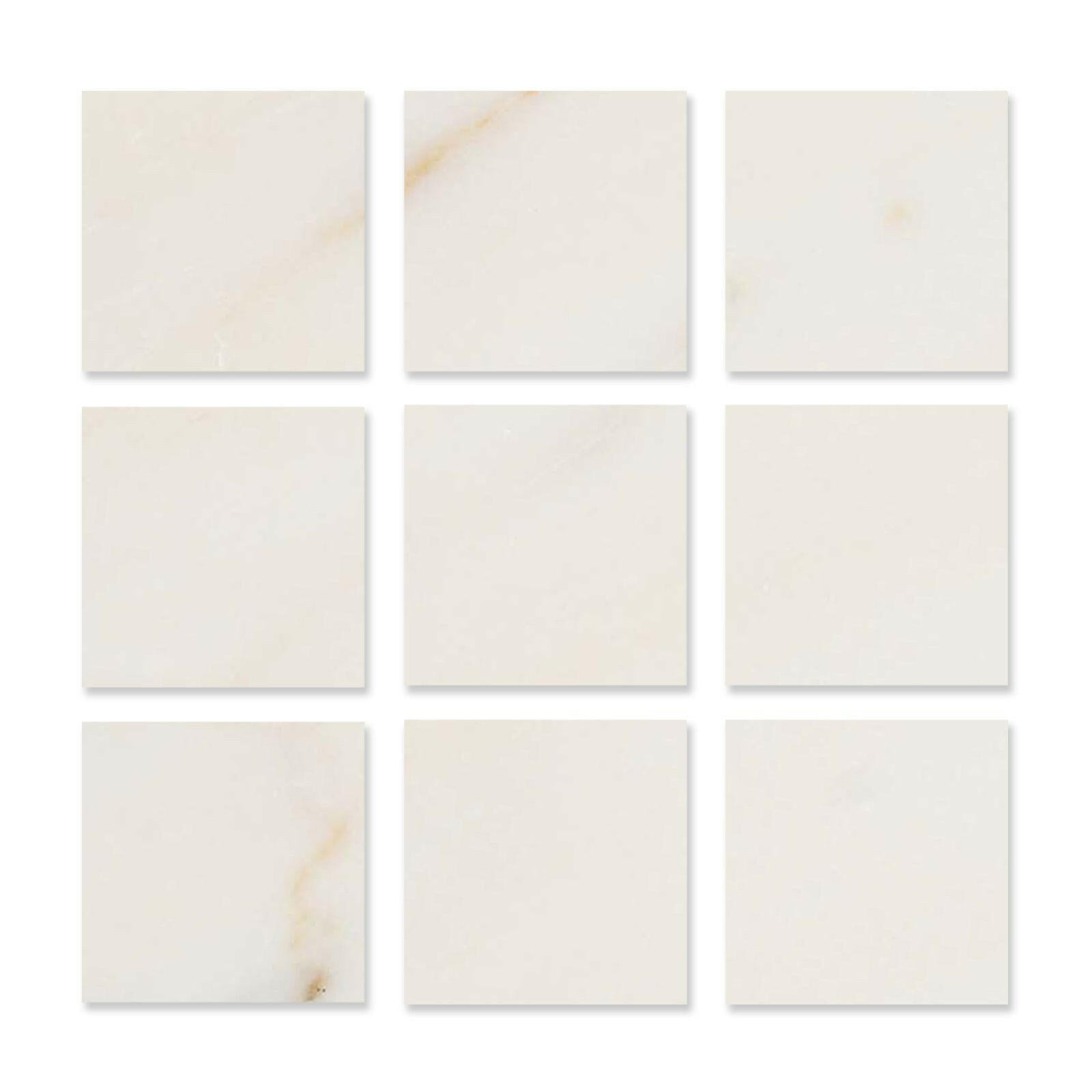 Special Cut | 4x4 Calacatta Gold Marble Honed Tile Special Cut | 4x4 Calacatta Gold Marble Honed Tile - American Tile Depot