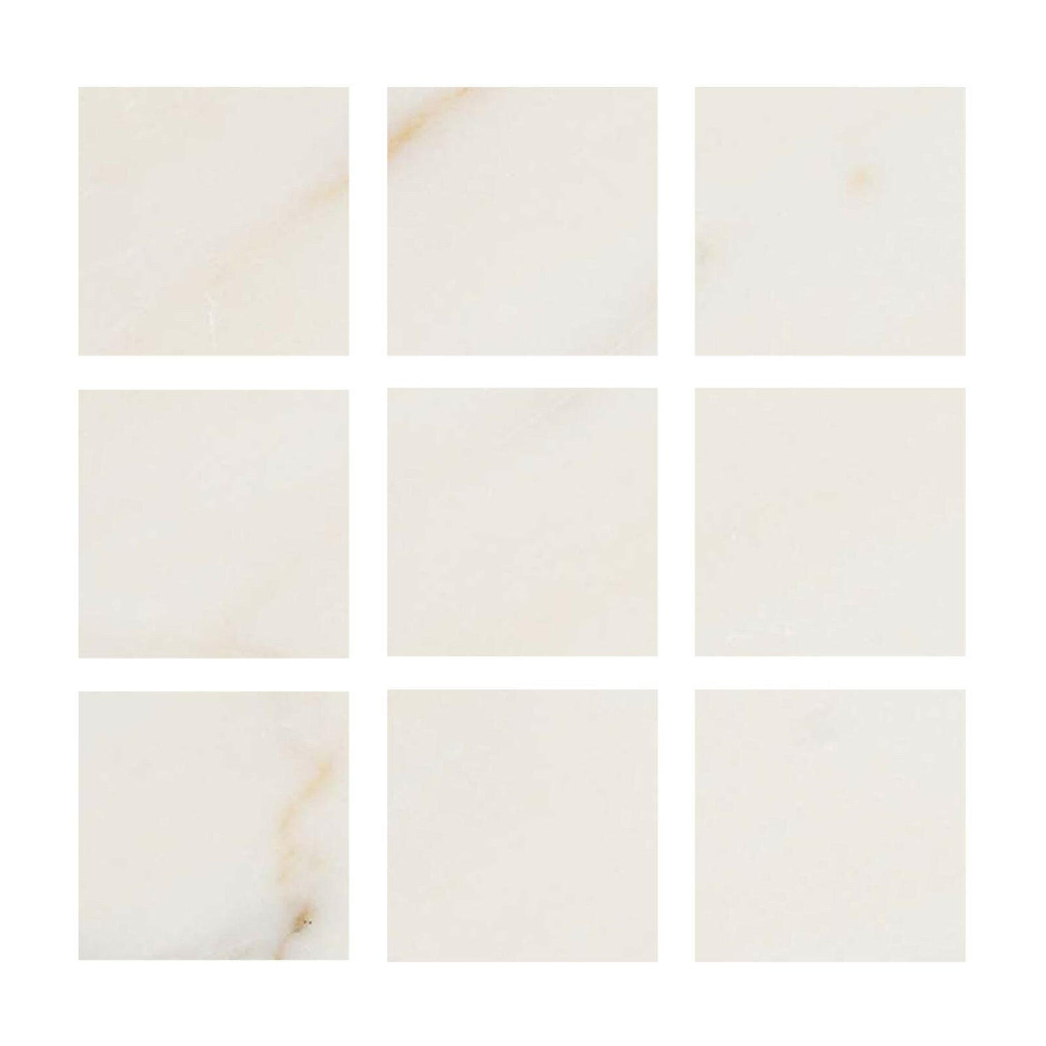 Special Cut | 4x4 Calacatta Gold Marble Honed Tile Special Cut | 4x4 Calacatta Gold Marble Honed Tile - American Tile Depot