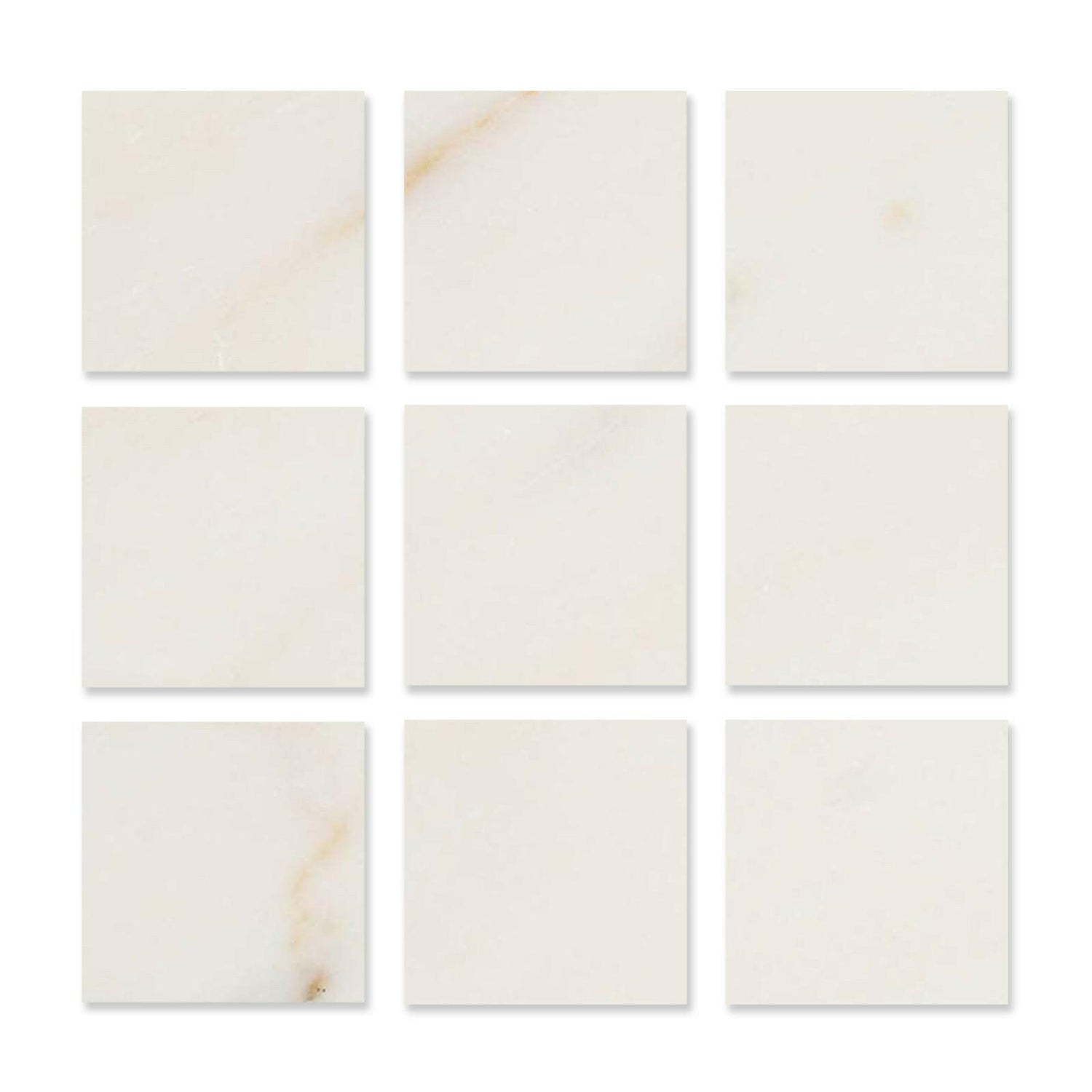 Special Cut | 4x4 Calacatta Gold Marble Polished Tile Special Cut | 4x4 Calacatta Gold Marble Polished Tile - American Tile Depot