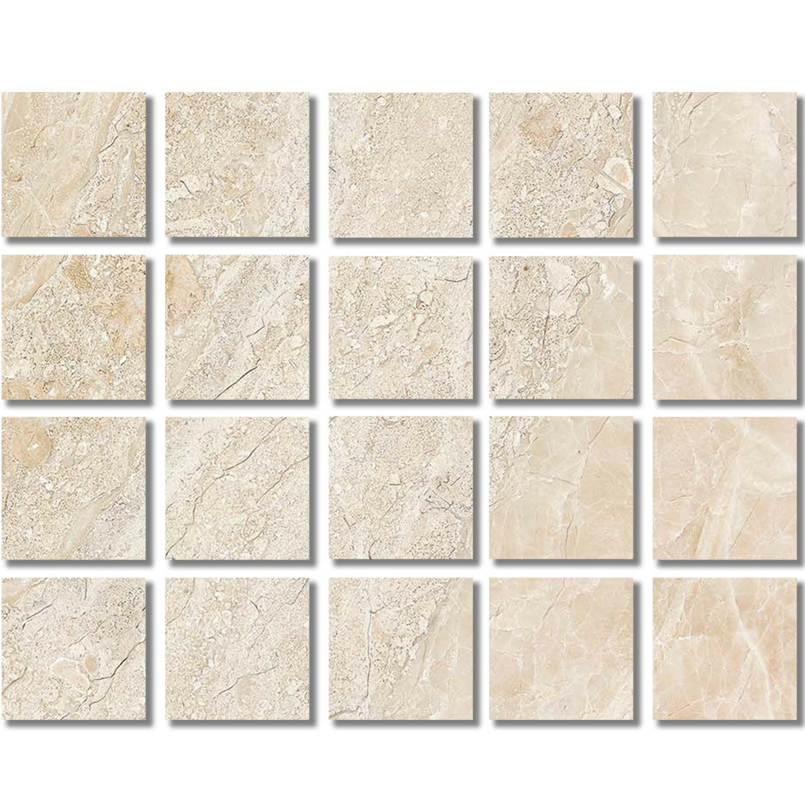 Special Cut | 4x4 Diano Royal (Queen Beige) Marble Honed Tile Special Cut | 4x4 Diano Royal (Queen Beige) Marble Honed Tile - American Tile Depot