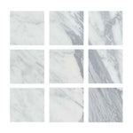 Special Cut | 4x4 Italian Statuary White Marble Polished Tile Special Cut | 4x4 Italian Statuary White Marble Polished Tile - American Tile Depot