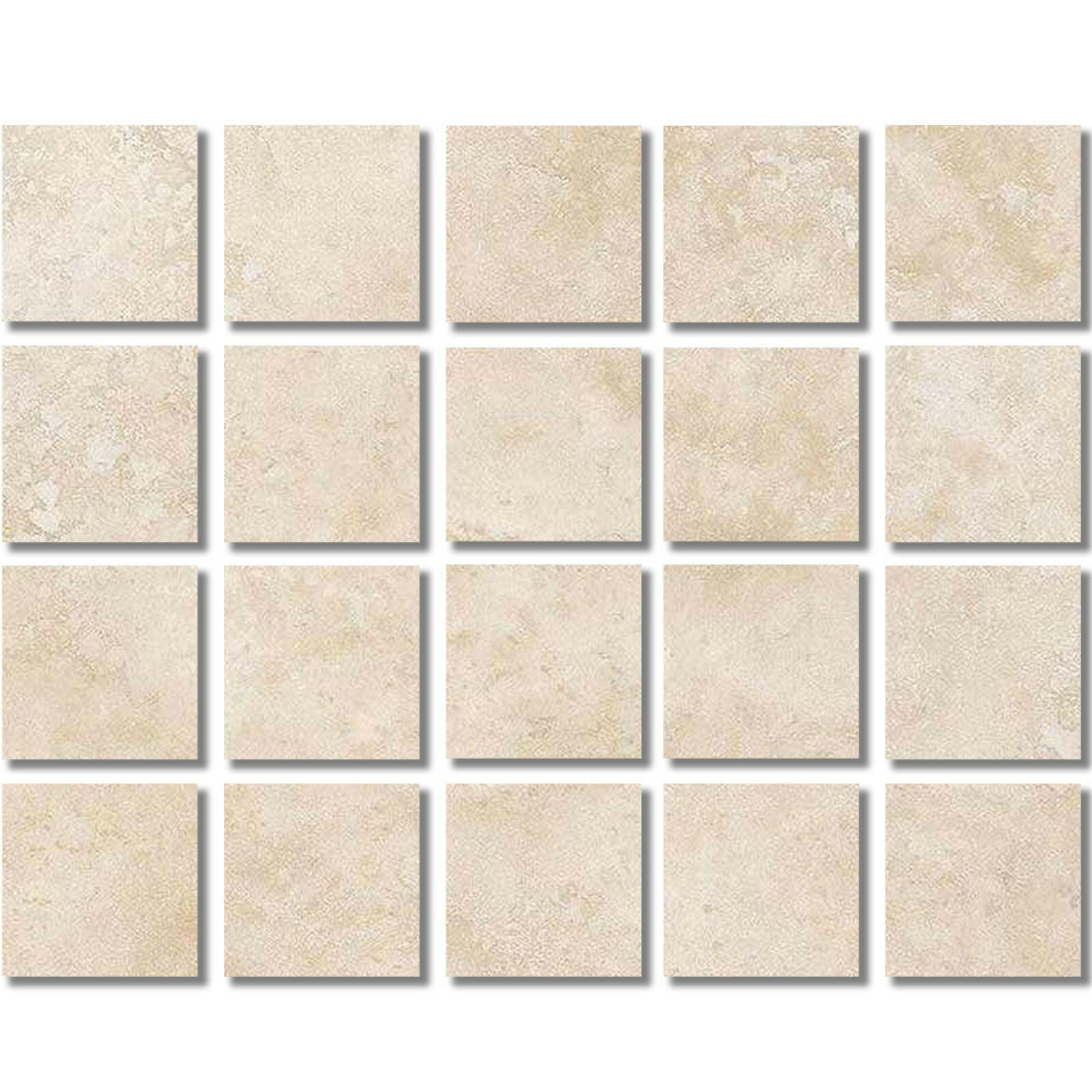 Special Cut | 4x4 Ivory Travertine Filled & Polished Tile Special Cut | 4x4 Ivory Travertine Filled & Polished Tile - American Tile Depot
