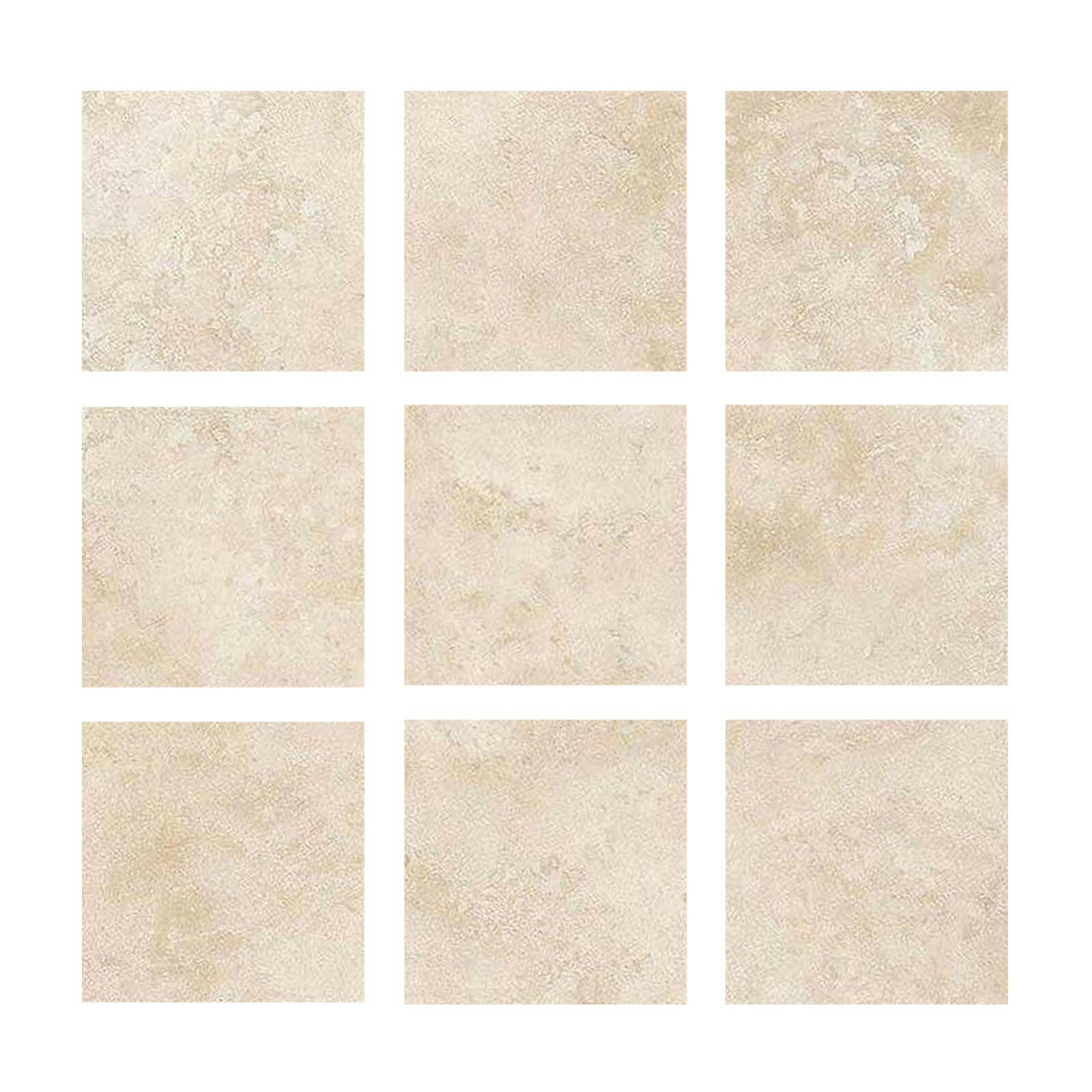 Special Cut | 4x4 Ivory Travertine Filled & Polished Tile Special Cut | 4x4 Ivory Travertine Filled & Polished Tile - American Tile Depot