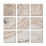 Special Cut | 4x4 Malibu Travertine Filled & Honed Tile Special Cut | 4x4 Malibu Travertine Filled & Honed Tile - American Tile Depot