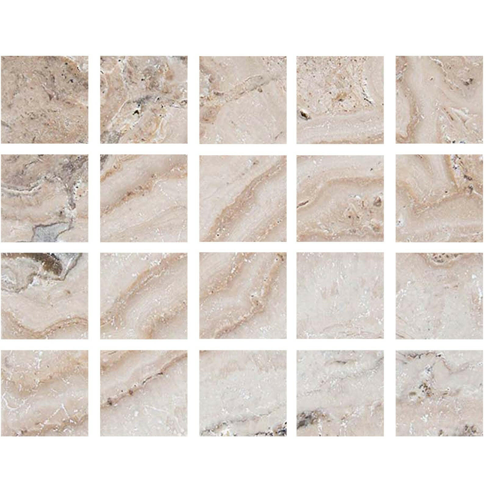 Special Cut | 4x4 Malibu Travertine Filled & Honed Tile Special Cut | 4x4 Malibu Travertine Filled & Honed Tile - American Tile Depot