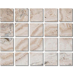 Special Cut | 4x4 Malibu Travertine Filled & Honed Tile Special Cut | 4x4 Malibu Travertine Filled & Honed Tile - American Tile Depot