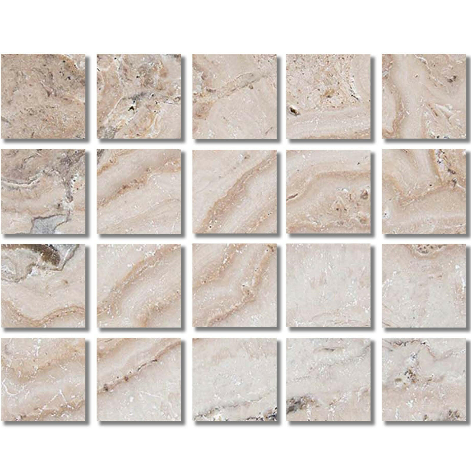 Special Cut | 4x4 Malibu Travertine Filled & Honed Tile Special Cut | 4x4 Malibu Travertine Filled & Honed Tile - American Tile Depot
