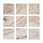 Special Cut | 4x4 Malibu Travertine Filled & Honed Tile Special Cut | 4x4 Malibu Travertine Filled & Honed Tile - American Tile Depot
