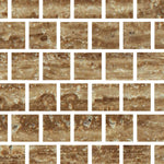 Special Cut | 4x4 Noce Exotic Travertine (Vein-Cut) Filled & Polished Tile Special Cut | 4x4 Noce Exotic Travertine (Vein-Cut) Filled & Polished Tile - American Tile Depot