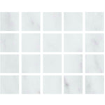 Special Cut | 4x4 Oriental White / Asian Statuary Marble Honed Tile Special Cut | 4x4 Oriental White / Asian Statuary Marble Honed Tile - American Tile Depot