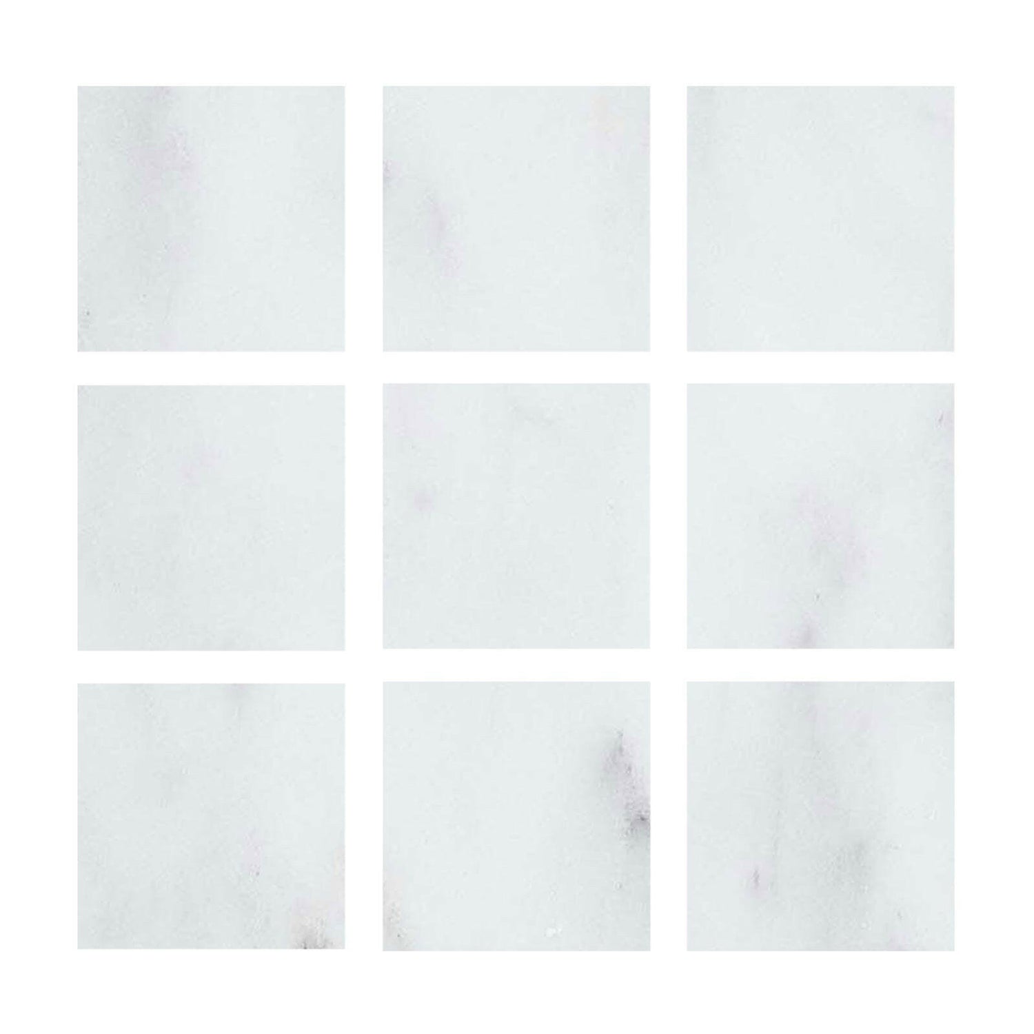 Special Cut | 4x4 Oriental White / Asian Statuary Marble Polished Tile Special Cut | 4x4 Oriental White / Asian Statuary Marble Polished Tile - American Tile Depot