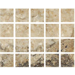 Special Cut | 4x4 Philadelphia Travertine Filled & Honed Tile Special Cut | 4x4 Philadelphia Travertine Filled & Honed Tile - American Tile Depot