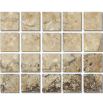 Special Cut | 4x4 Philadelphia Travertine Filled & Honed Tile Special Cut | 4x4 Philadelphia Travertine Filled & Honed Tile - American Tile Depot