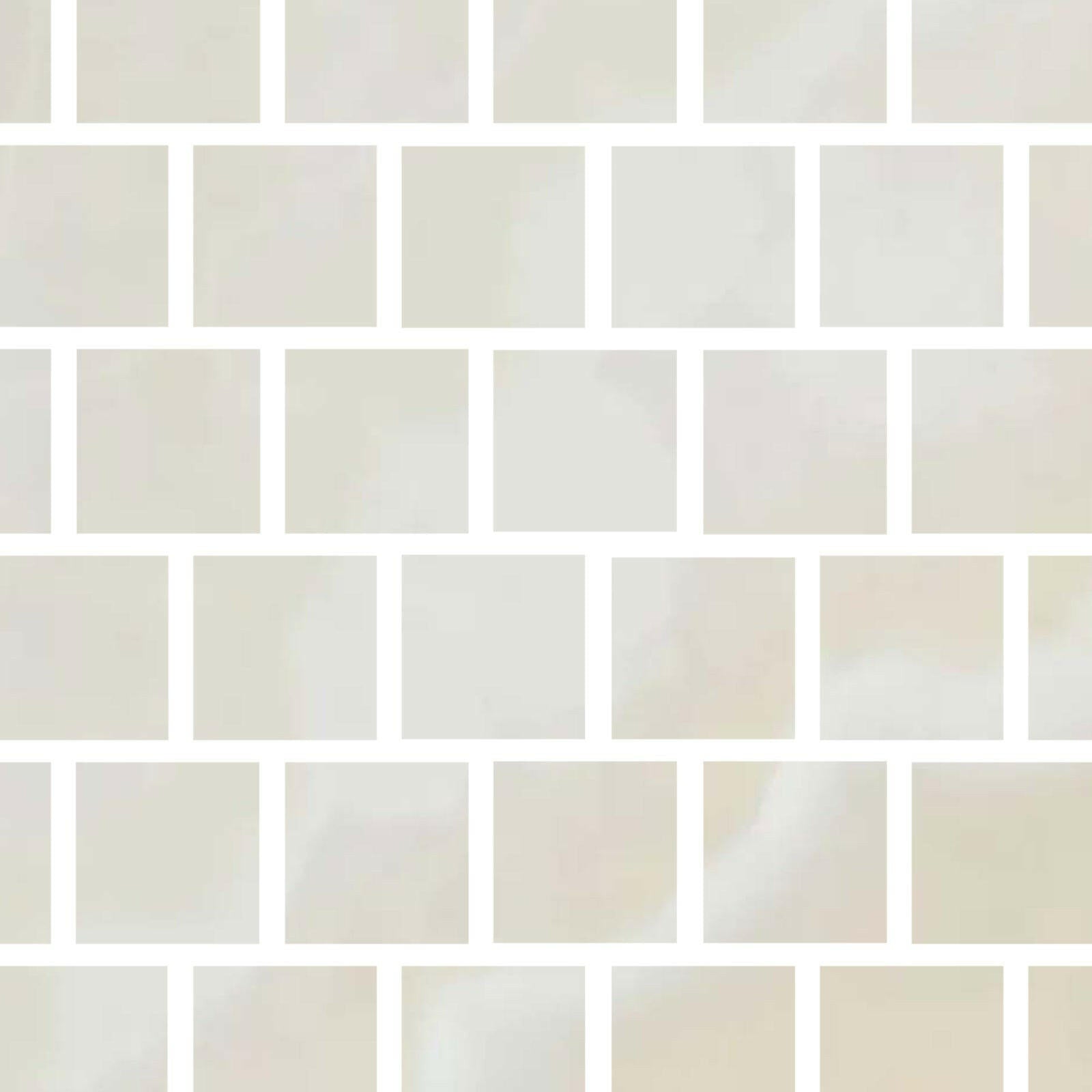 Special Cut | 4x4 Premium White Onyx CROSS-CUT Polished Tile - American Tile Depot