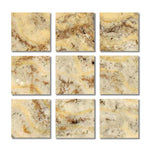Special Cut | 4x4 Scabos Travertine Filled & Honed Tile Special Cut | 4x4 Scabos Travertine Filled & Honed Tile - American Tile Depot