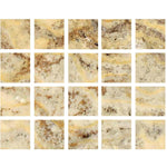 Special Cut | 4x4 Scabos Travertine Filled & Polished Tile Special Cut | 4x4 Scabos Travertine Filled & Polished Tile - American Tile Depot