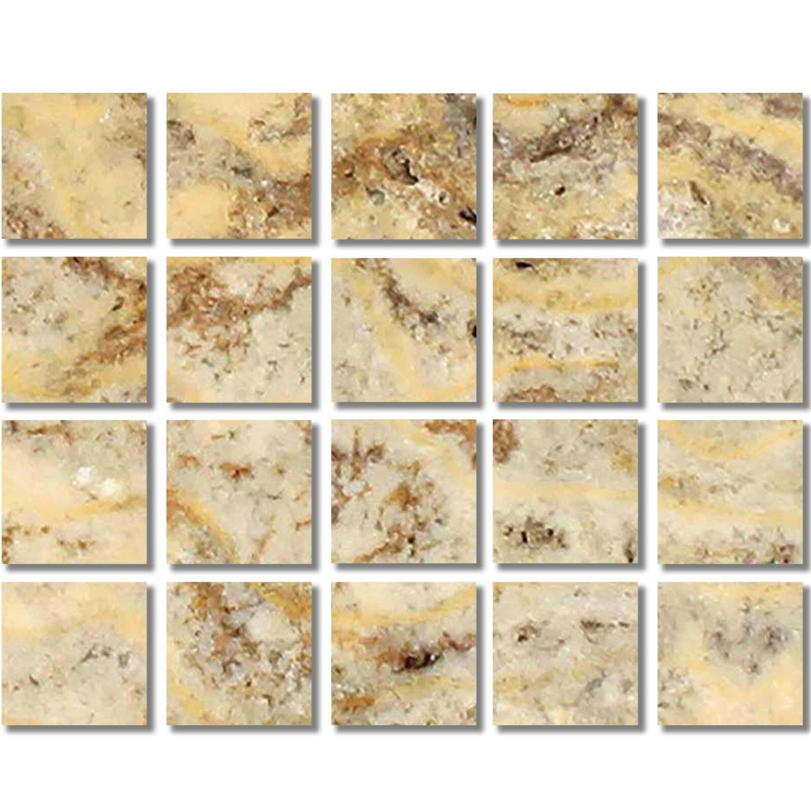 Special Cut | 4x4 Scabos Travertine Filled & Polished Tile Special Cut | 4x4 Scabos Travertine Filled & Polished Tile - American Tile Depot