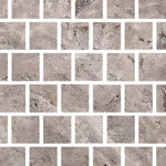 Special Cut | 4x4 Silver Travertine Filled & Honed Tile Special Cut | 4x4 Silver Travertine Filled & Honed Tile - American Tile Depot