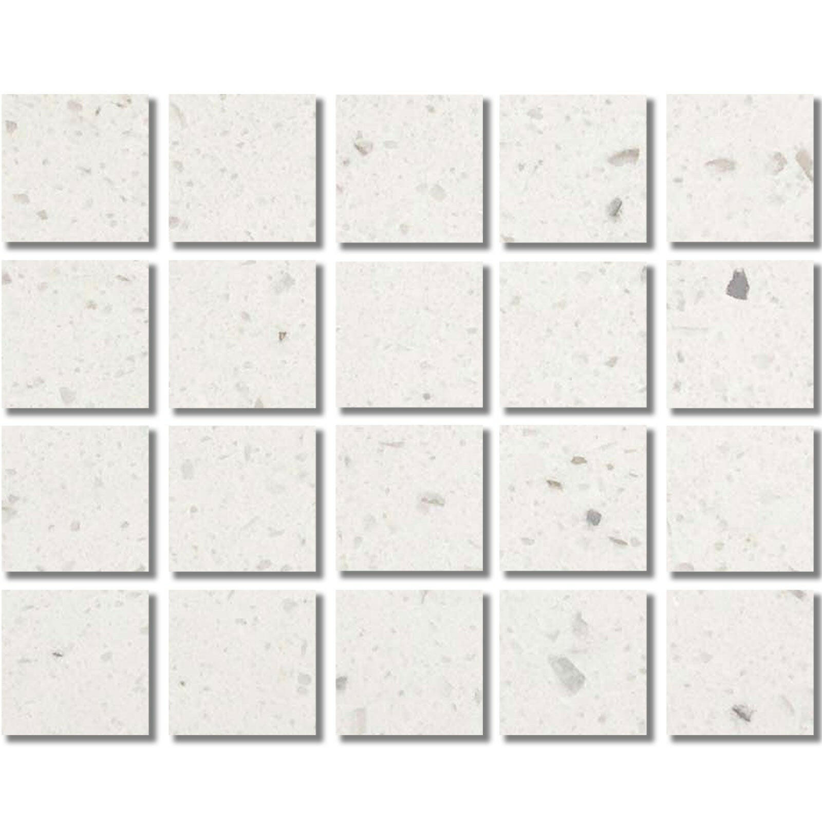 Special Cut | 4x4 Terrazzo Silver Marble Polished Tile Special Cut | 4x4 Terrazzo Silver Marble Polished Tile - American Tile Depot