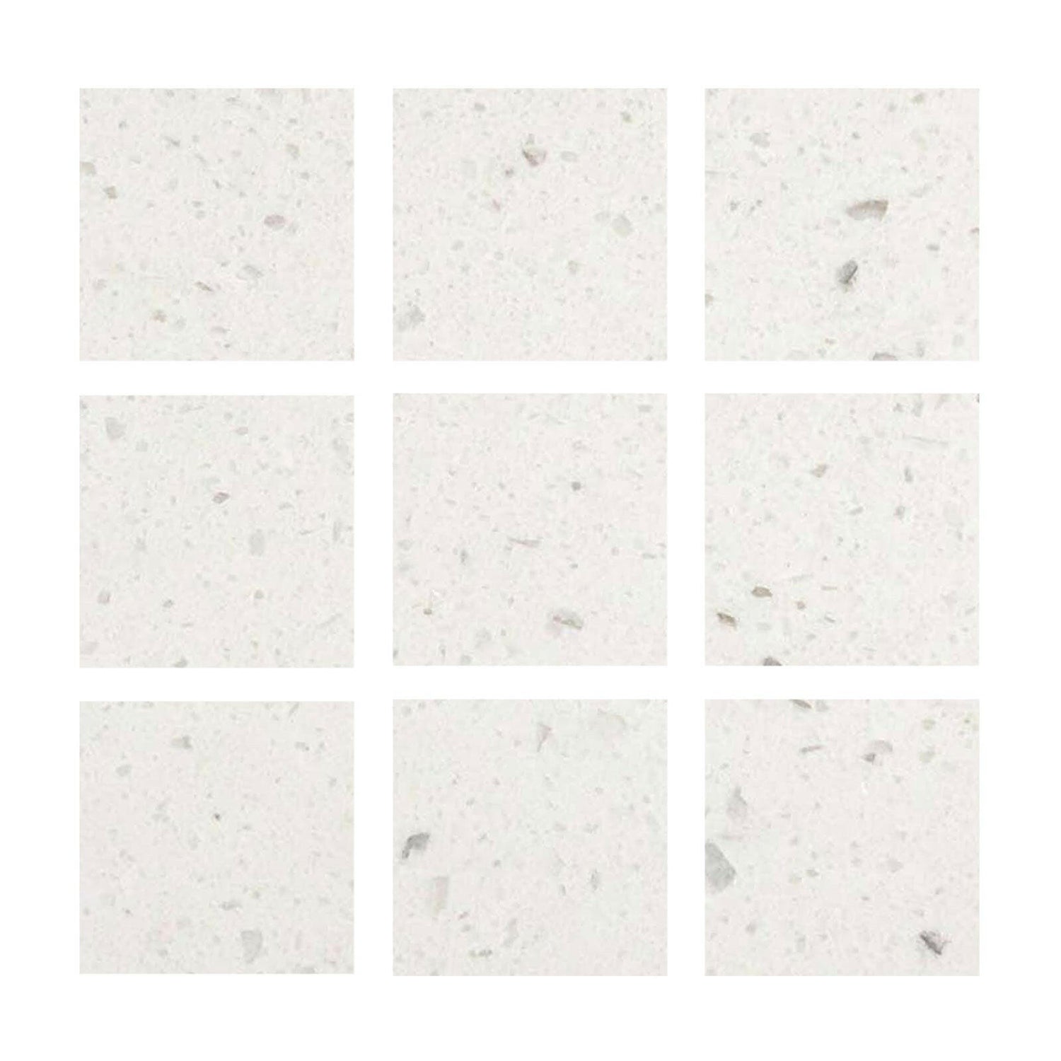 Special Cut | 4x4 Terrazzo Silver Marble Polished Tile Special Cut | 4x4 Terrazzo Silver Marble Polished Tile - American Tile Depot
