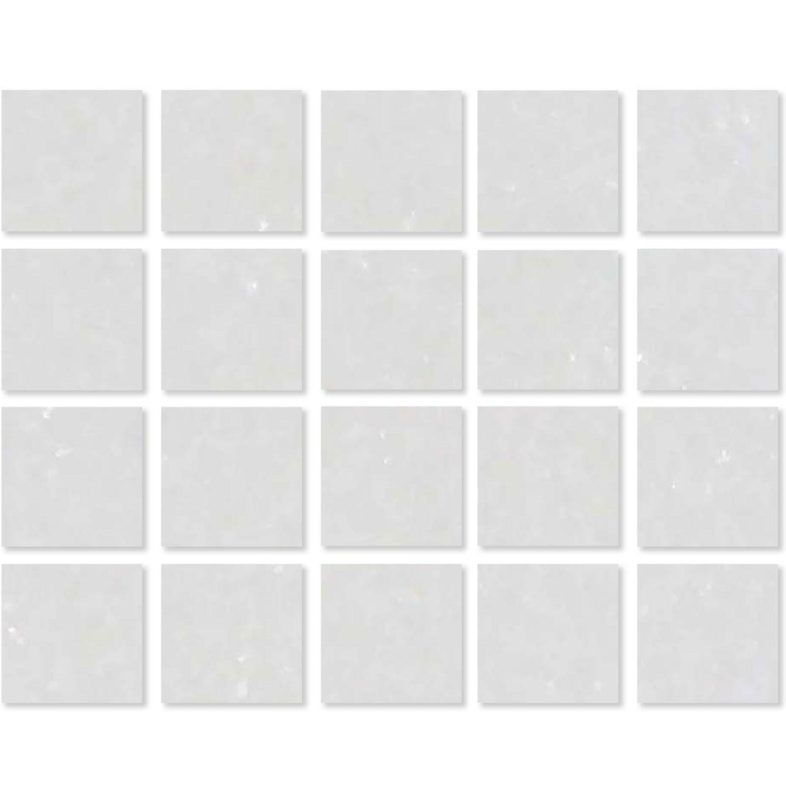 Special Cut | 4x4 Thassos White Marble Honed Tile Special Cut | 4x4 Thassos White Marble Honed Tile - American Tile Depot