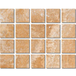 Special Cut | 4x4 Valencia Travertine Filled & Honed Tile Special Cut | 4x4 Valencia Travertine Filled & Honed Tile - American Tile Depot