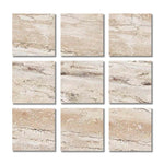 Special Cut | 4x4 Valerenga Travertine Filled & Honed Tile Special Cut | 4x4 Valerenga Travertine Filled & Honed Tile - American Tile Depot