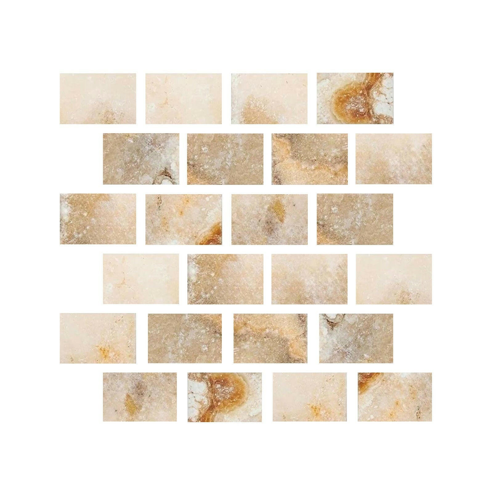 Special Cut | 4x6 Antico Onyx Travertine Filled & Honed Tile Special Cut | 4x6 Antico Onyx Travertine Filled & Honed Tile - American Tile Depot