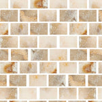 Special Cut | 4x6 Antico Onyx Travertine Filled & Honed Tile Special Cut | 4x6 Antico Onyx Travertine Filled & Honed Tile - American Tile Depot