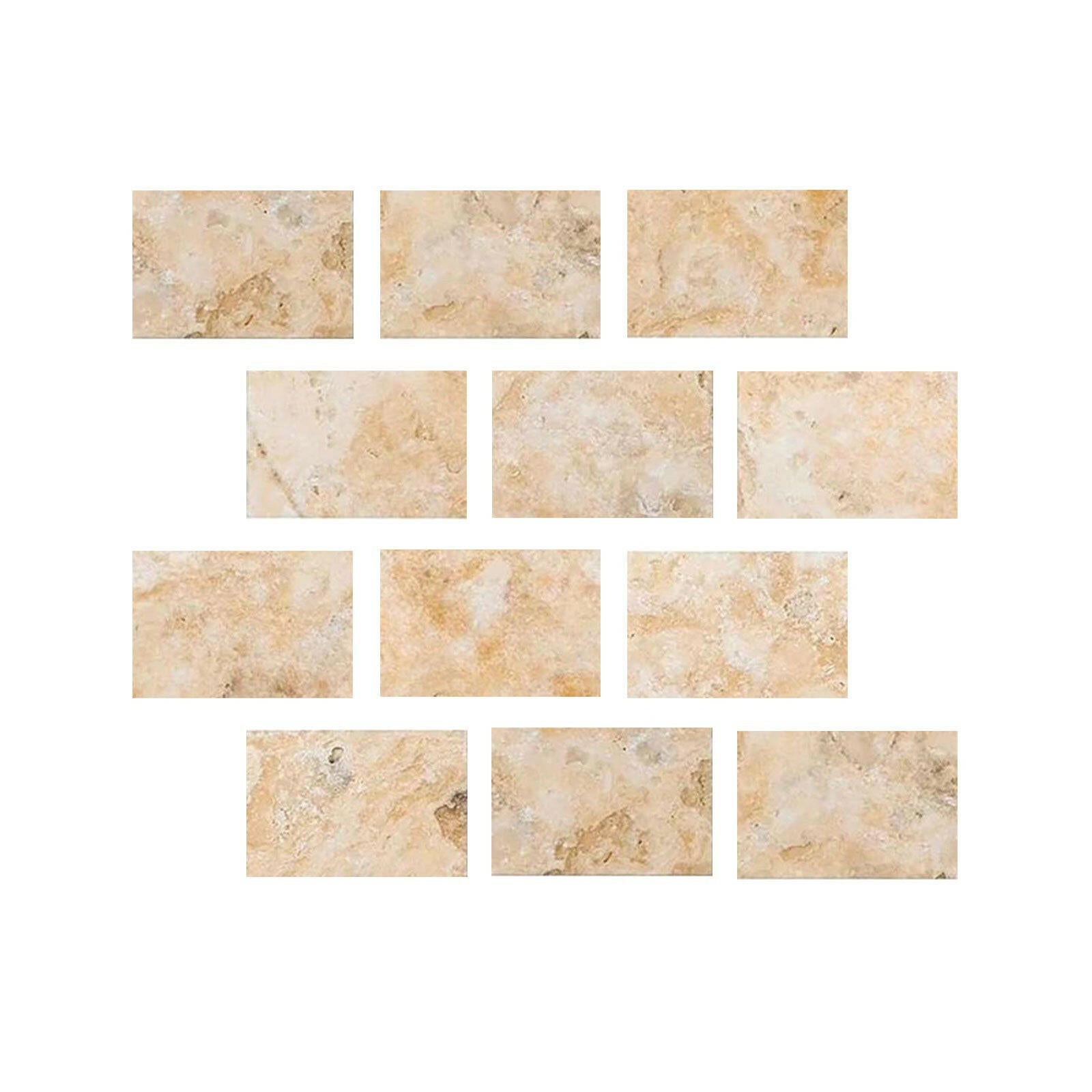 Special Cut | 4x6 Antico Onyx Travertine Filled & Polished Tile Special Cut | 4x6 Antico Onyx Travertine Filled & Polished Tile - American Tile Depot