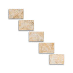 Special Cut | 4x6 Antico Onyx Travertine Filled & Polished Tile Special Cut | 4x6 Antico Onyx Travertine Filled & Polished Tile - American Tile Depot