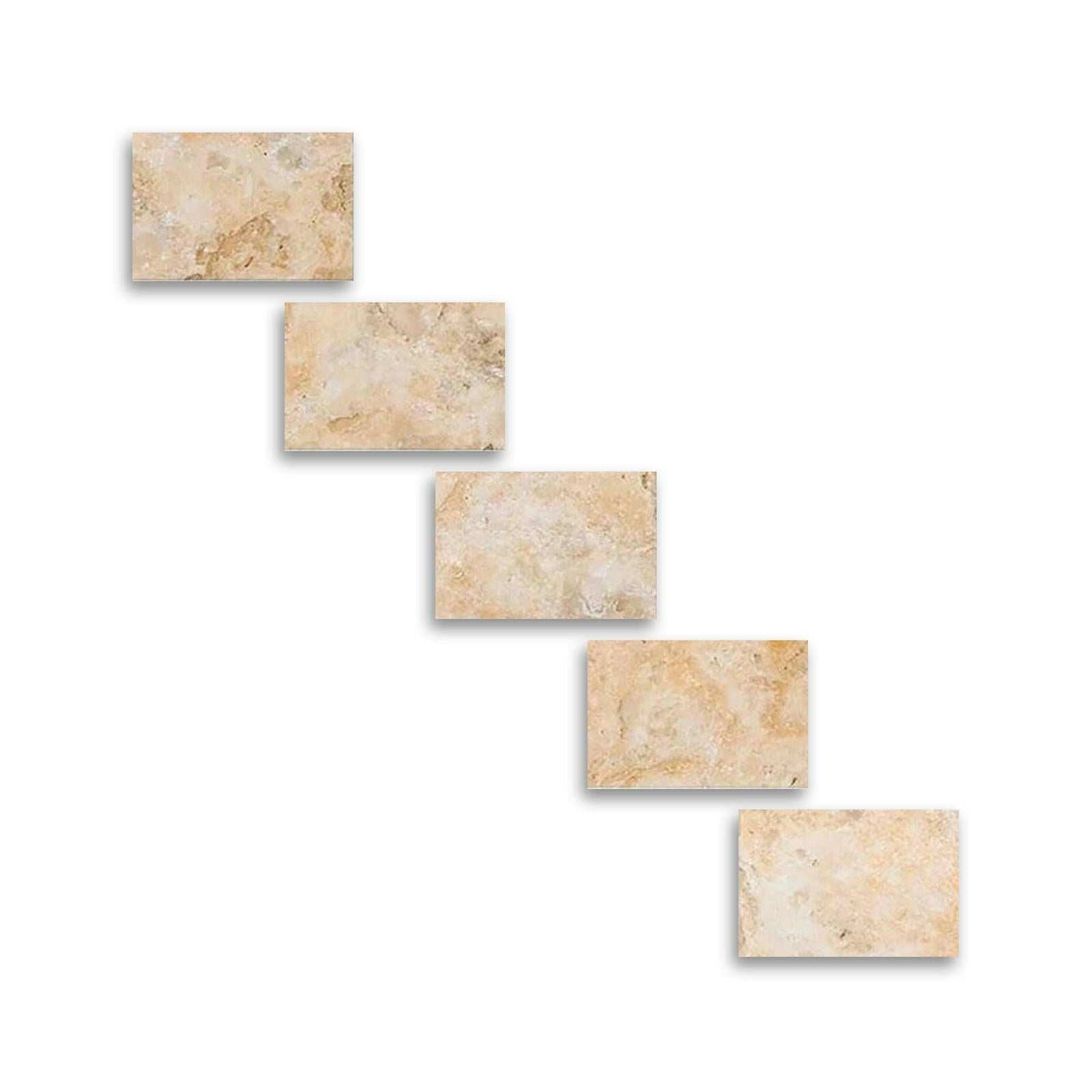 Special Cut | 4x6 Antico Onyx Travertine Filled & Polished Tile Special Cut | 4x6 Antico Onyx Travertine Filled & Polished Tile - American Tile Depot