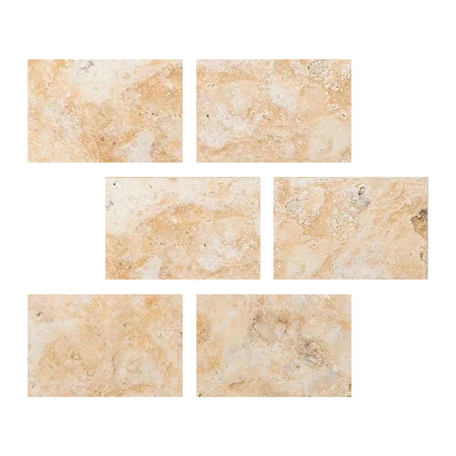 Special Cut | 4x6 Antico Onyx Travertine Filled & Polished Tile Special Cut | 4x6 Antico Onyx Travertine Filled & Polished Tile - American Tile Depot