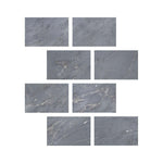 Special Cut | 4x6 Bardiglio Imperiale Marble Polished Tile Special Cut | 4x6 Bardiglio Imperiale Marble Polished Tile - American Tile Depot