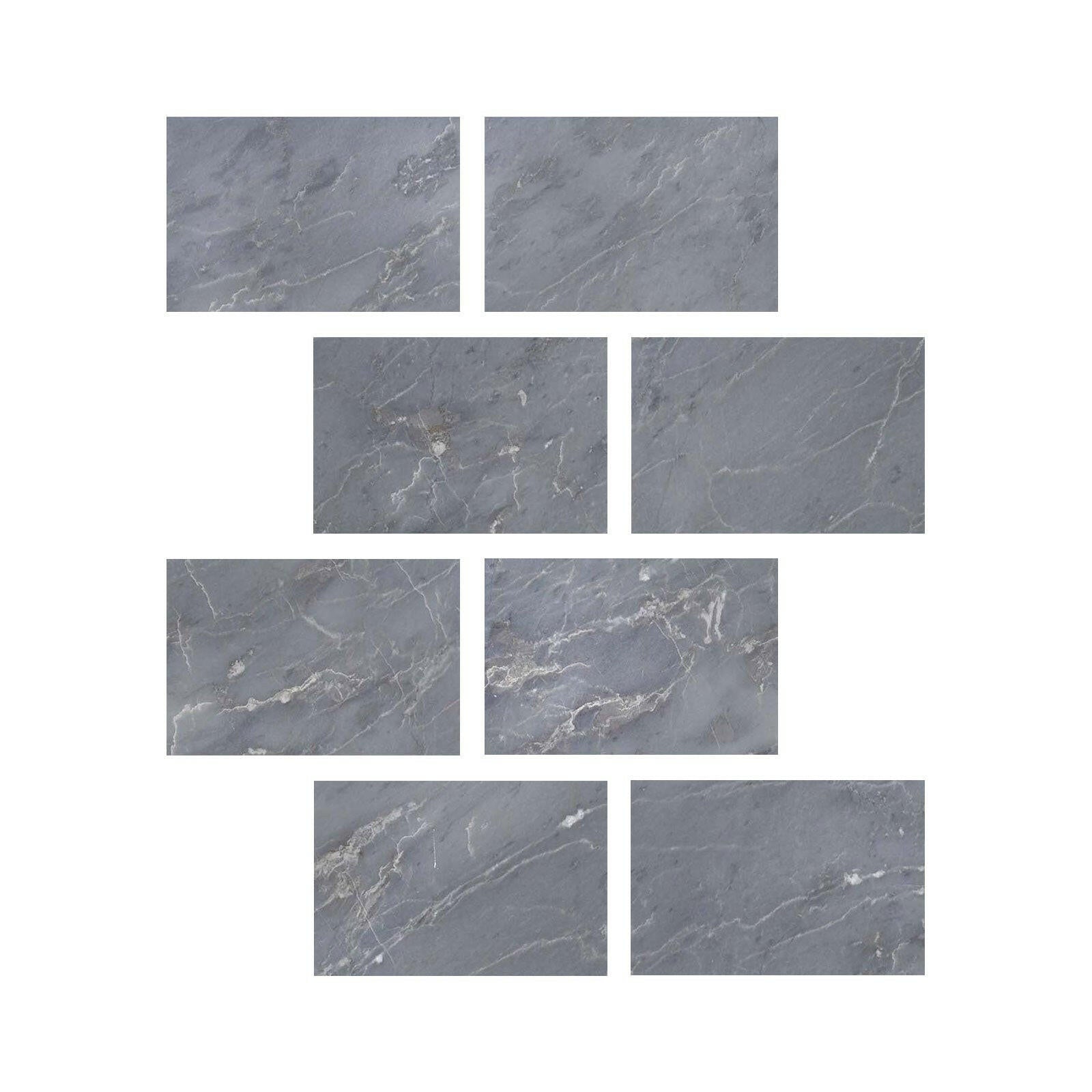 Special Cut | 4x6 Bardiglio Imperiale Marble Polished Tile Special Cut | 4x6 Bardiglio Imperiale Marble Polished Tile - American Tile Depot