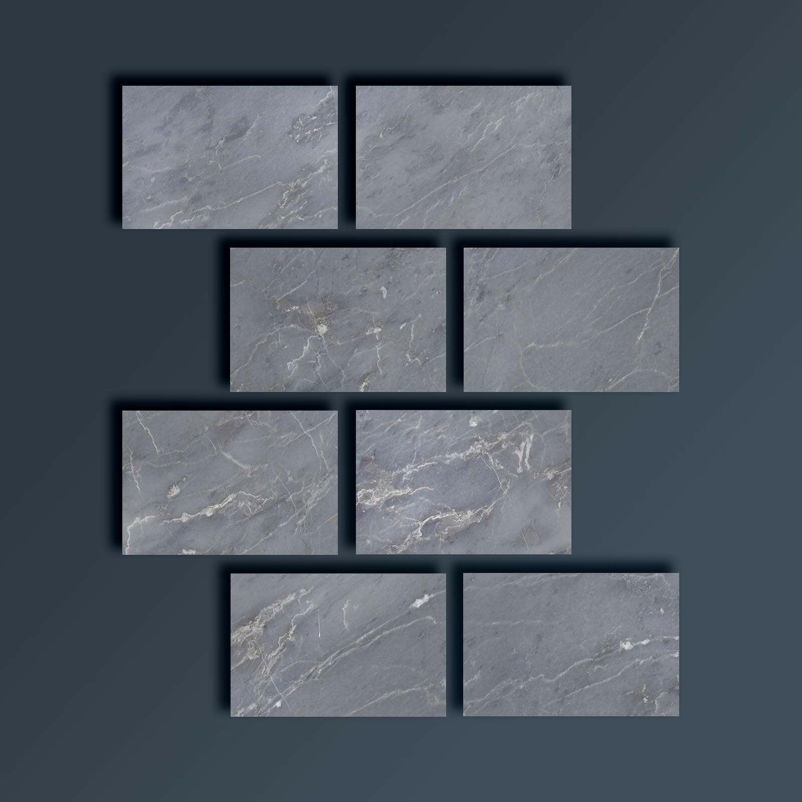Special Cut | 4x6 Bardiglio Imperiale Marble Polished Tile Special Cut | 4x6 Bardiglio Imperiale Marble Polished Tile - American Tile Depot