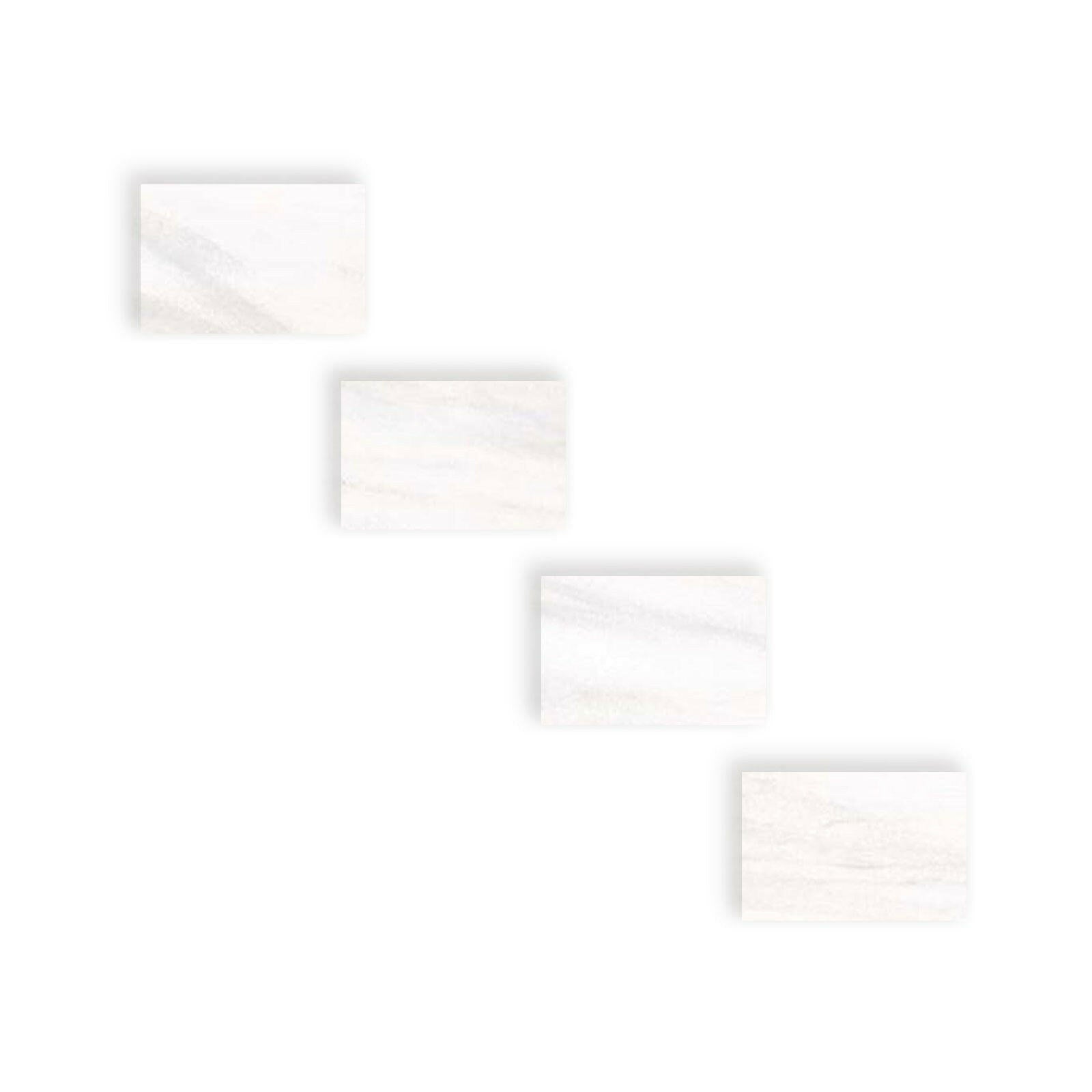 Special Cut | 4x6 Bianco Dolomite Polished Tile Special Cut | 4x6 Bianco Dolomite Polished Tile - American Tile Depot