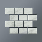 Special Cut | 4x6 Bianco Venatino Marble Honed Tile Special Cut | 4x6 Bianco Venatino Marble Honed Tile - American Tile Depot