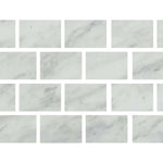 Special Cut | 4x6 Bianco Venatino Marble Honed Tile Special Cut | 4x6 Bianco Venatino Marble Honed Tile - American Tile Depot