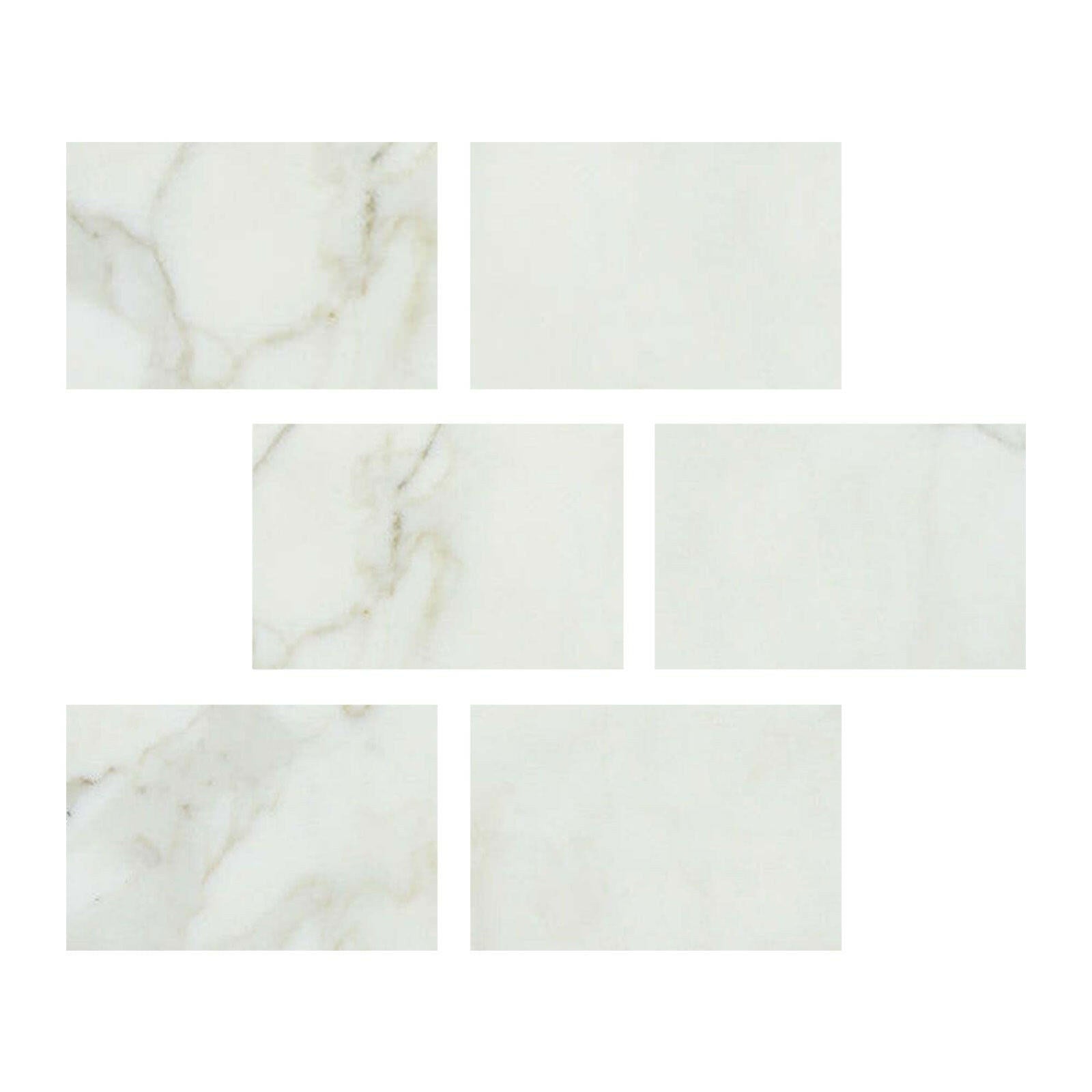 Special Cut | 4x6 Calacatta Gold Marble Honed Tile Special Cut | 4x6 Calacatta Gold Marble Honed Tile - American Tile Depot