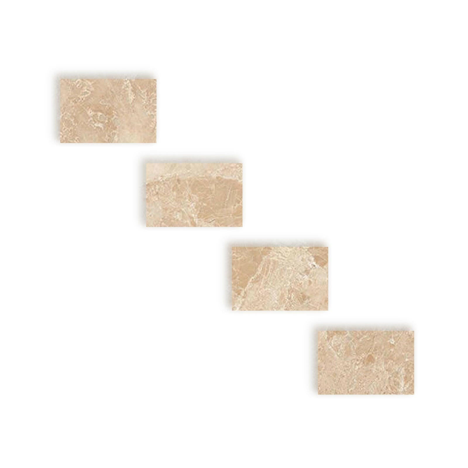 Special Cut | 4x6 Cappuccino Marble Polished Tile Special Cut | 4x6 Cappuccino Marble Polished Tile - American Tile Depot