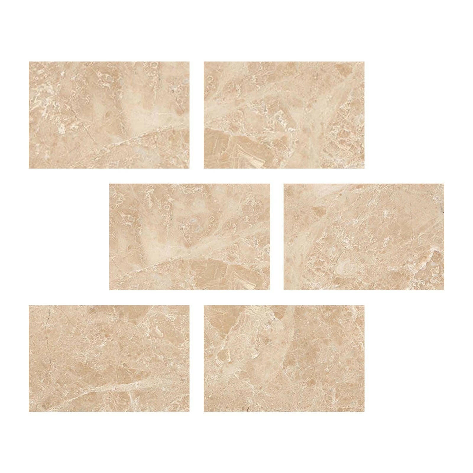 Special Cut | 4x6 Cappuccino Marble Polished Tile Special Cut | 4x6 Cappuccino Marble Polished Tile - American Tile Depot