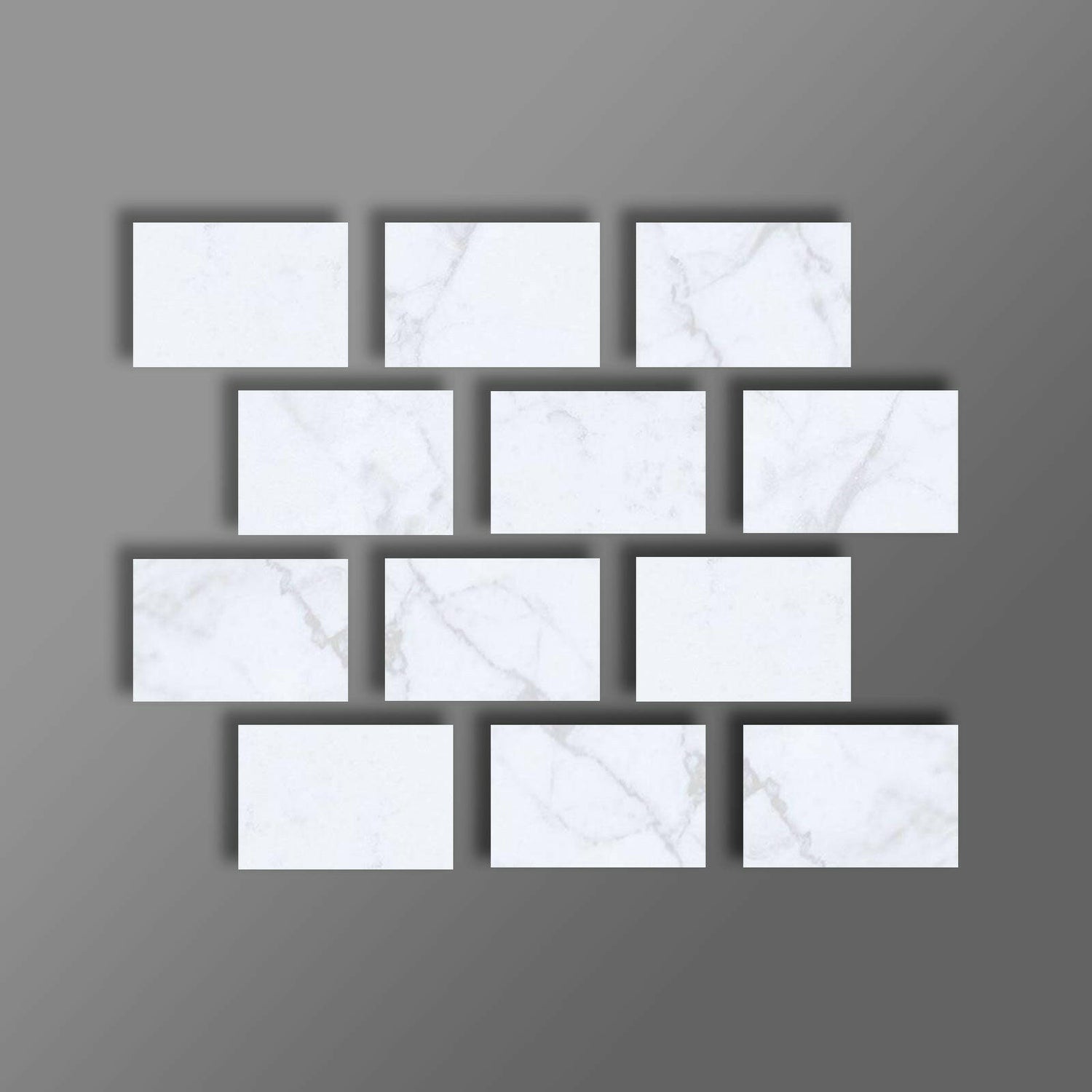 Special Cut | 4x6 Carrara White Marble Honed Tile Special Cut | 4x6 Carrara White Marble Honed Tile - American Tile Depot