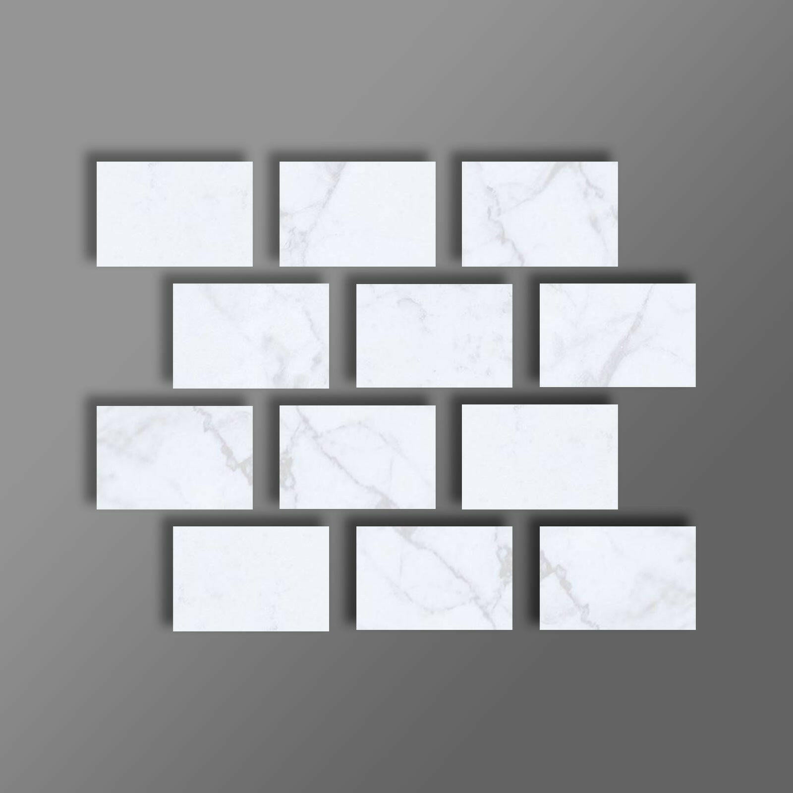 Special Cut | 4x6 Carrara White Marble Honed Tile Special Cut | 4x6 Carrara White Marble Honed Tile - American Tile Depot