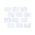 Special Cut | 4x6 Carrara White Marble Polished Tile Special Cut | 4x6 Carrara White Marble Polished Tile - American Tile Depot