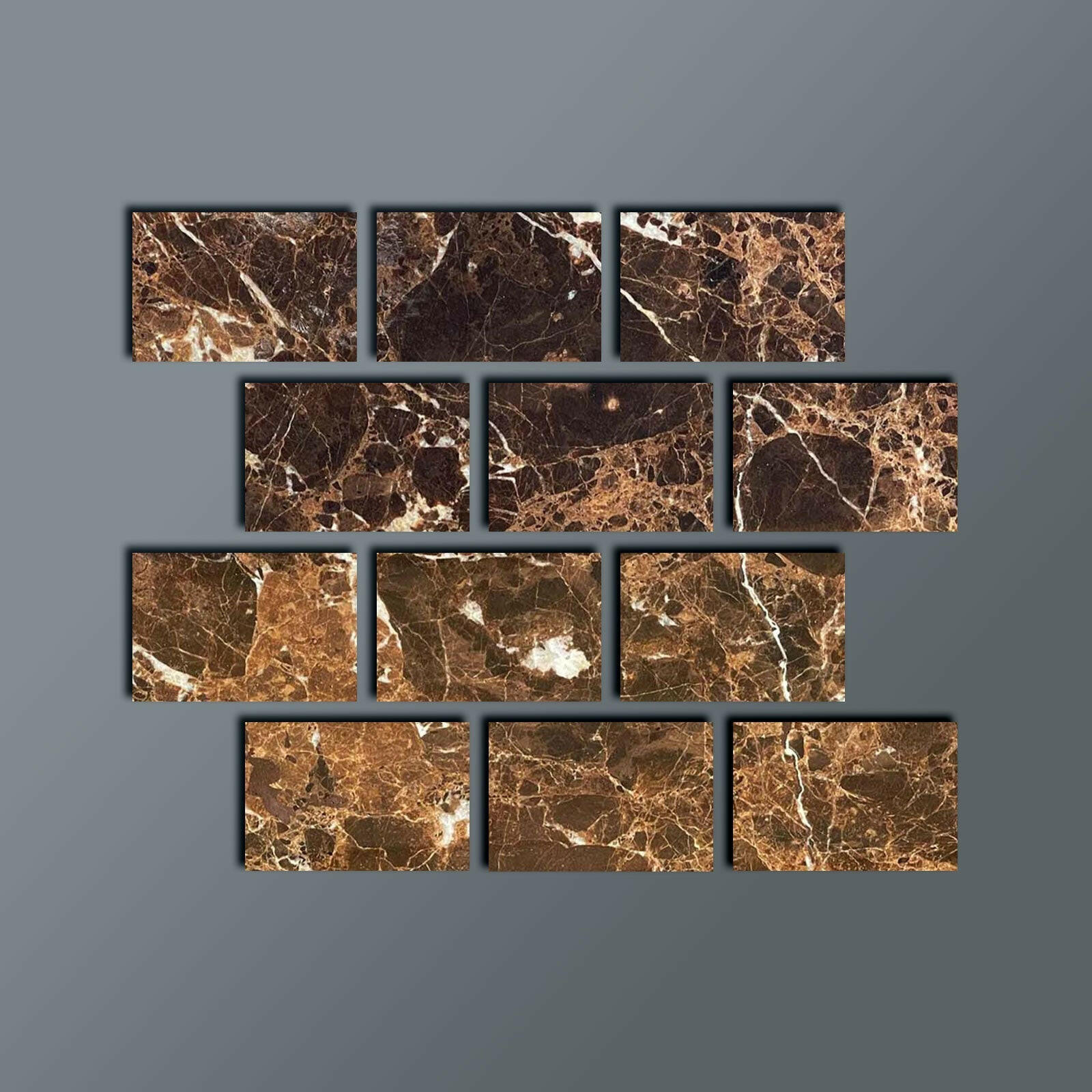 Special Cut | 4x6 Emperador Dark Marble Polished Tile Special Cut | 4x6 Emperador Dark Marble Polished Tile - American Tile Depot