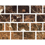 Special Cut | 4x6 Emperador Dark Marble Polished Tile Special Cut | 4x6 Emperador Dark Marble Polished Tile - American Tile Depot