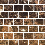 Special Cut | 4x6 Emperador Dark Marble Polished Tile Special Cut | 4x6 Emperador Dark Marble Polished Tile - American Tile Depot